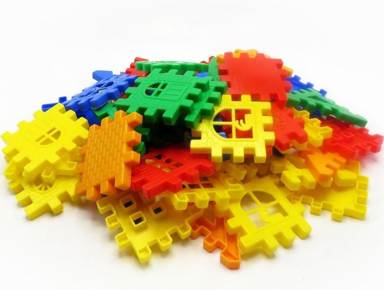بازی بلوک خانه سازی 48 تکه Red Toys