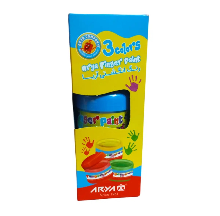 رنگ انگشتی 3 رنگ آریا