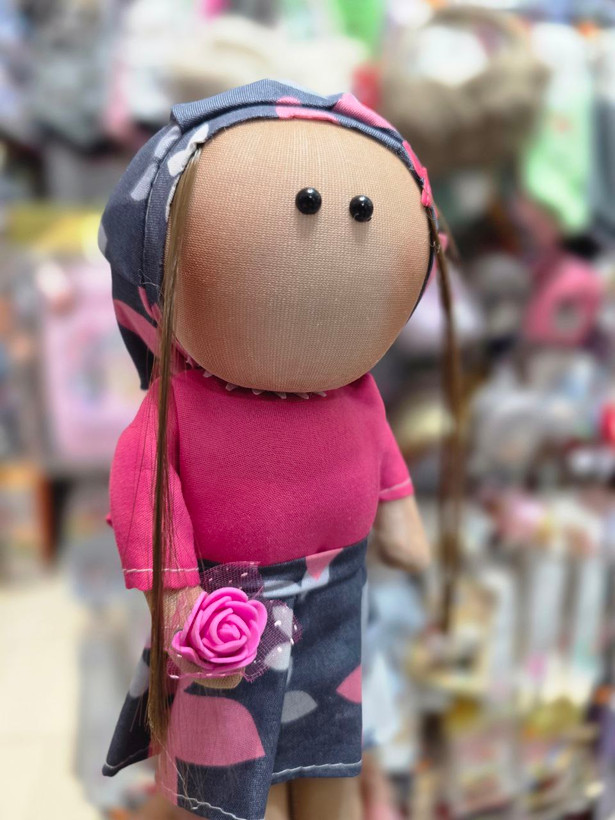 عروسک روسی ۳۲ سانتی پارچه ای