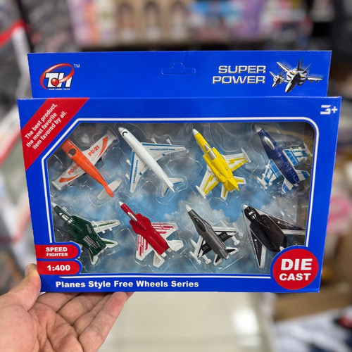 ماکت هواپیما جنگی f16 ست 8 عددی