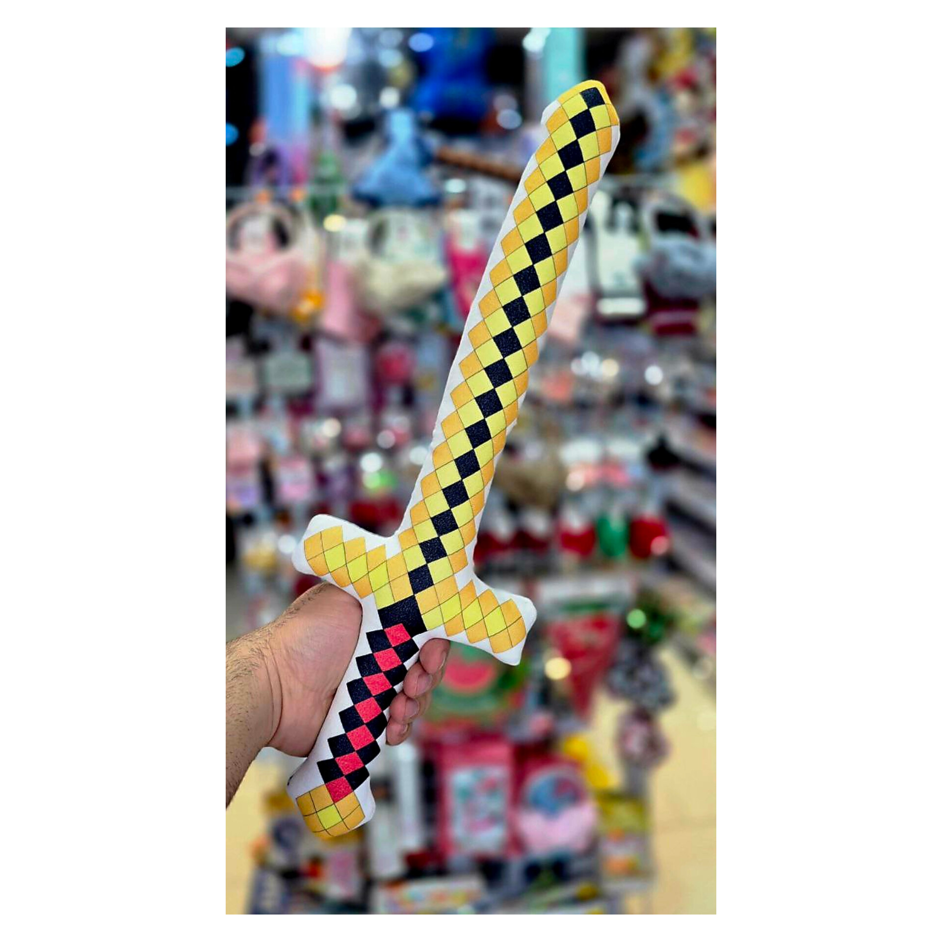 شمشیر ماینکرافت Minecraft رنگ زرد