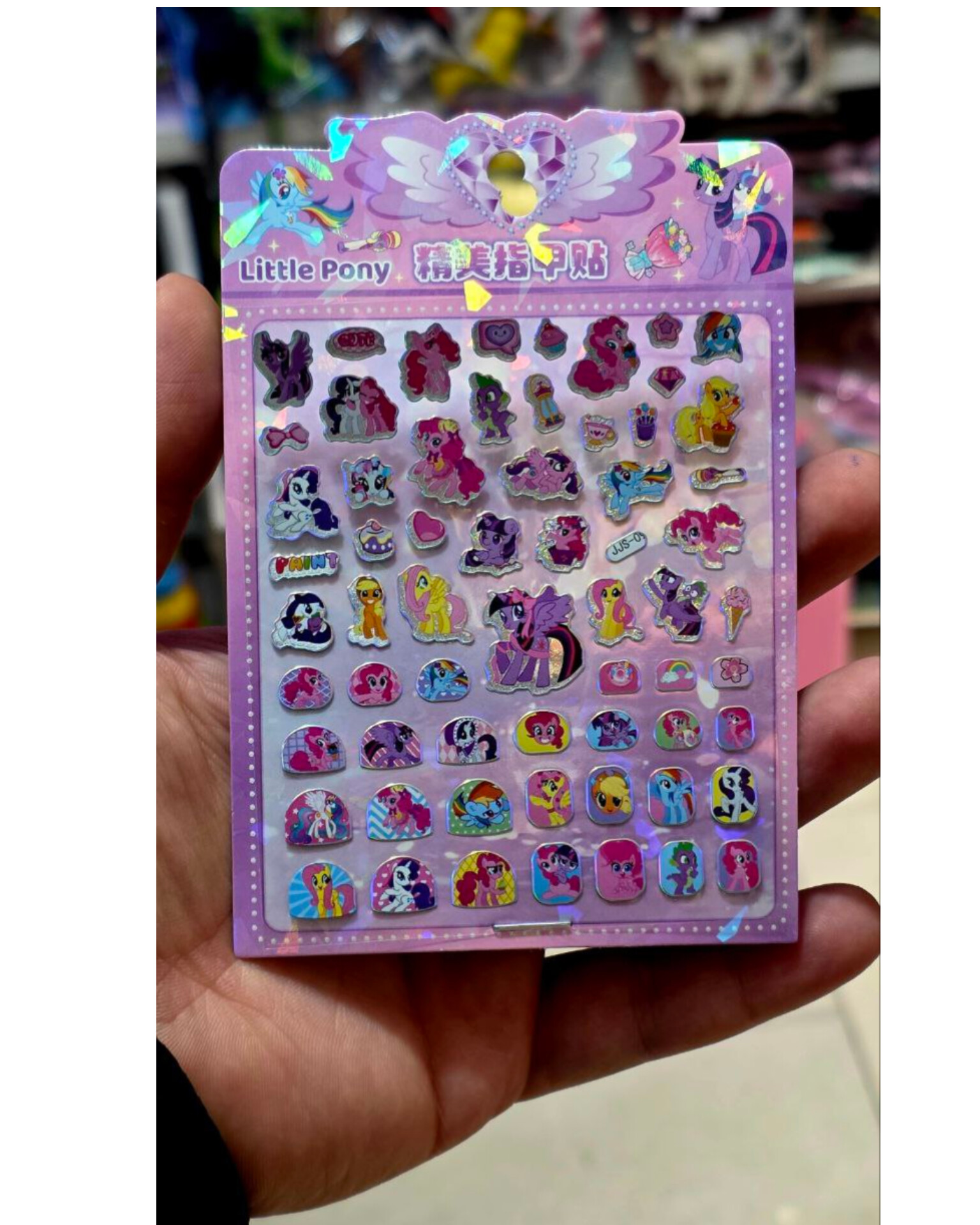 استیکر(برچسب) ناخن طرح یونی کرن اسب تک شاخ