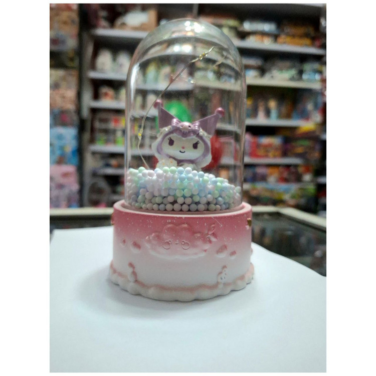 گوی استوانه ای چراغدار کرومی (چراغ خواب)