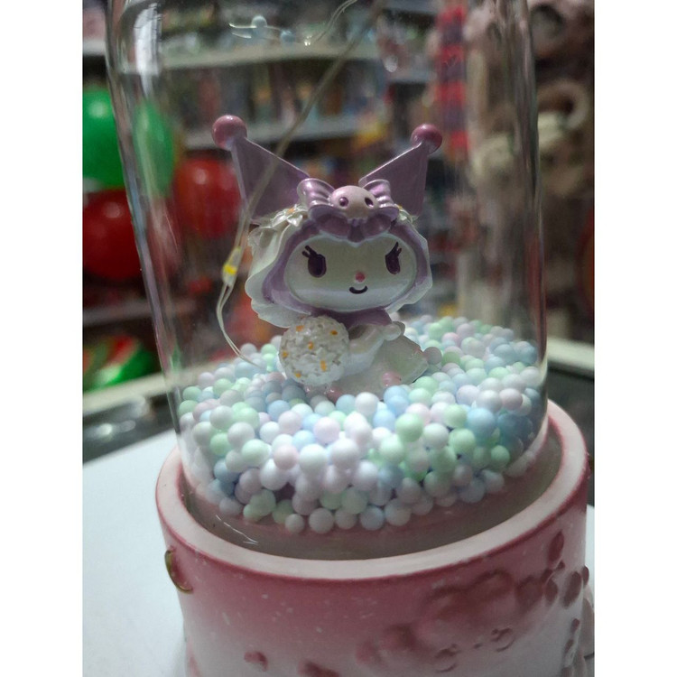 گوی استوانه ای چراغدار کرومی (چراغ خواب)