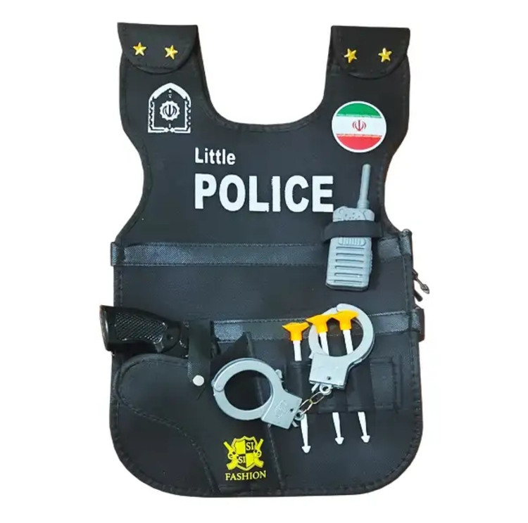 جلیقه تن پوش پلیس مجموعه ۶ عددی