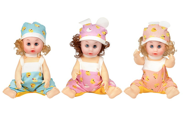 عروسک دختربچه موزیکال کلاه دار اورجینال