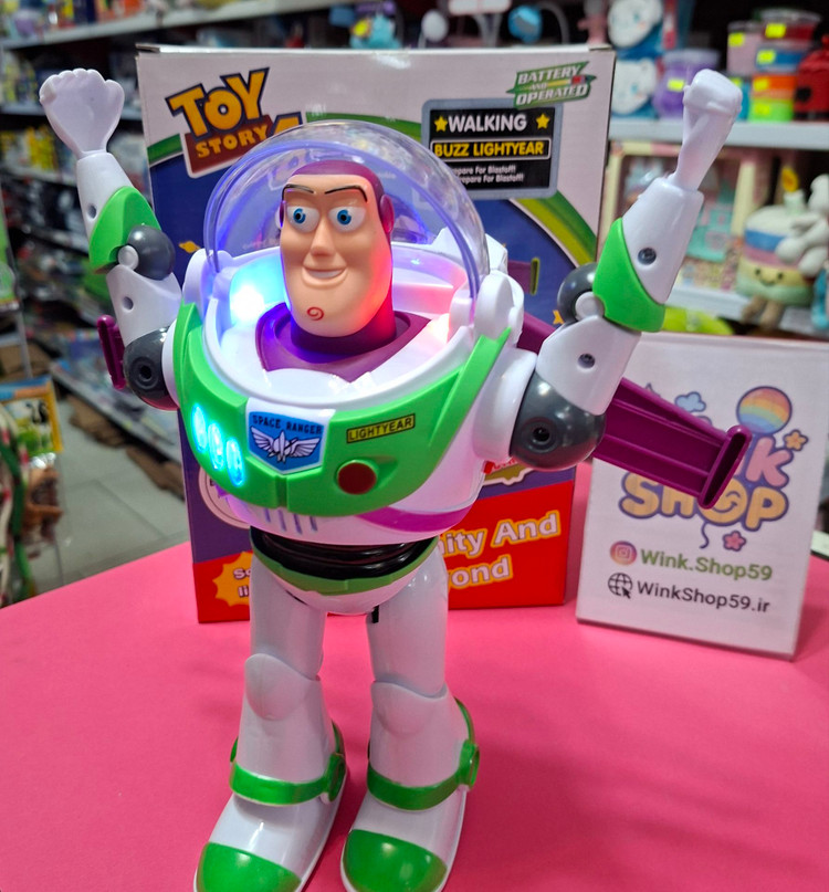 ربات اسباب بازی مدل بازلایتر انیمیشن توی استوری bazz lightyear کد۴