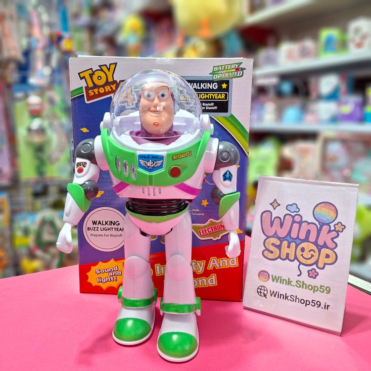 ربات اسباب بازی مدل بازلایتر انیمیشن توی استوری bazz lightyear کد۴