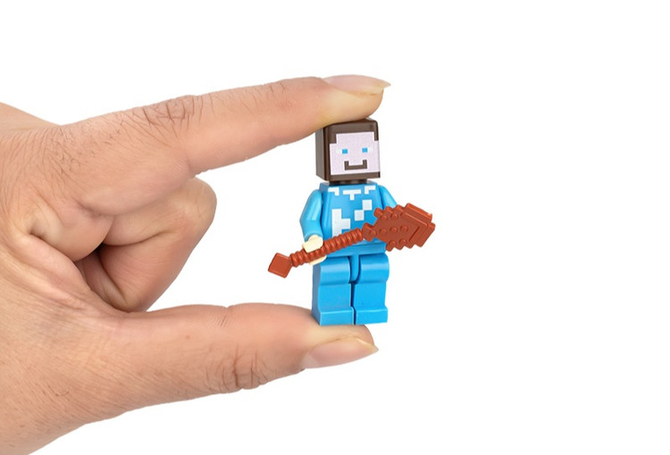 اکشن فیگور لگو ماینکرافت مجموعه 12 عددی MINECRAFT