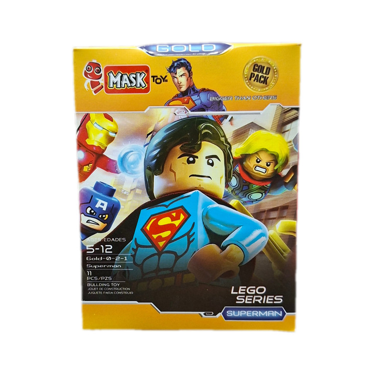 لگو فیگور طرح سوپرمن SUPERMAN برند ماسک ۱۱ قطعه
