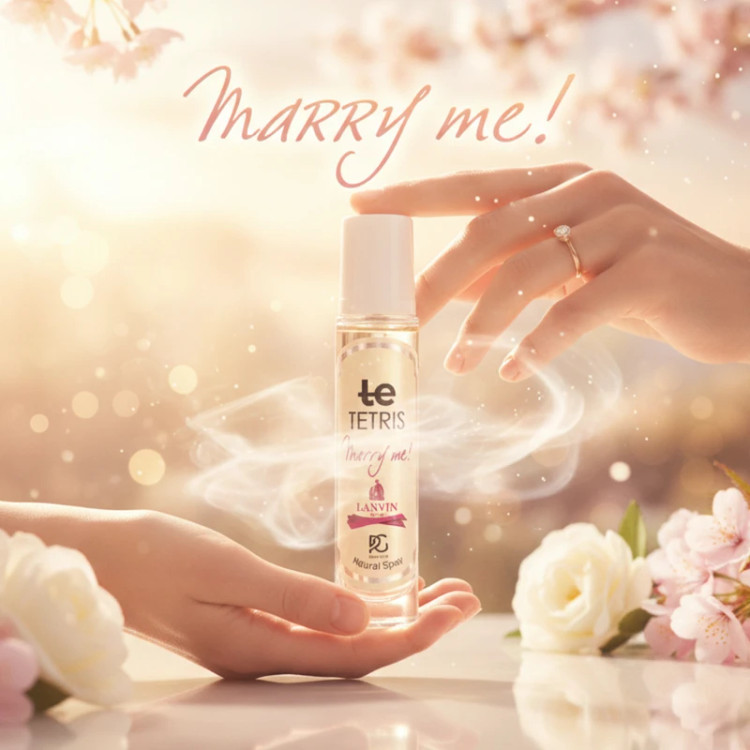 عطر جیبی زنانه تتریس 30 میل مدل Marry me