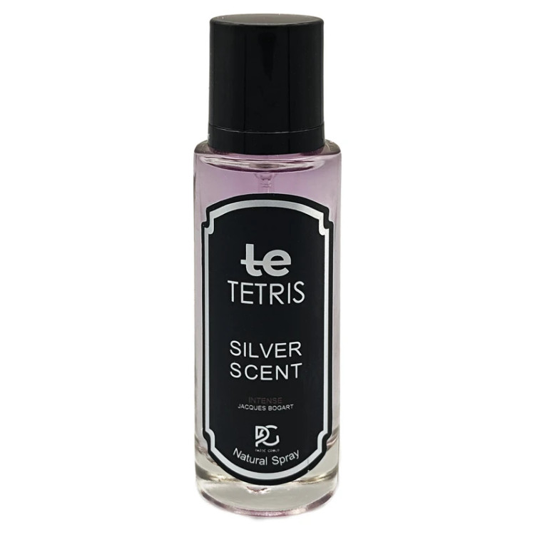 عطر جیبی مردانه تتریس 35 میل مدل سیلورسنت