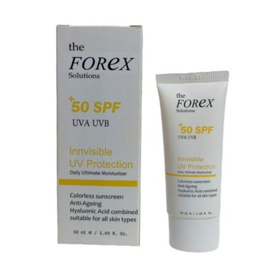 ضد آفتاب بی رنگ Forex فورکس Spf50+
