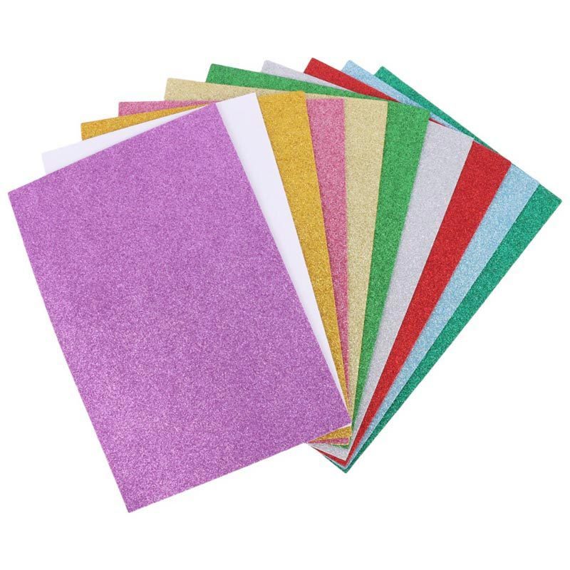 فوم رنگی اکلیلی چسب دار Yixin Diy Kids A4 بسته 10 عددی