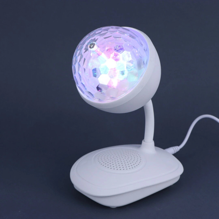 چراغ رقص نور گردان اسپیکر دار Dancing RGB LED